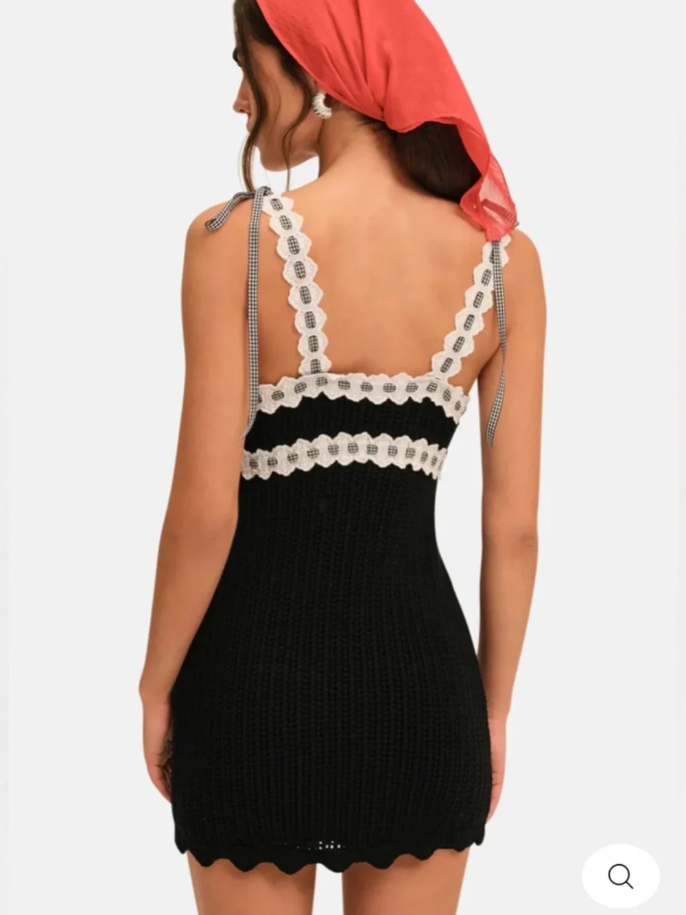 For Love & Lemons Becka Mini Dress NWT Size L - Picture 3 of 12